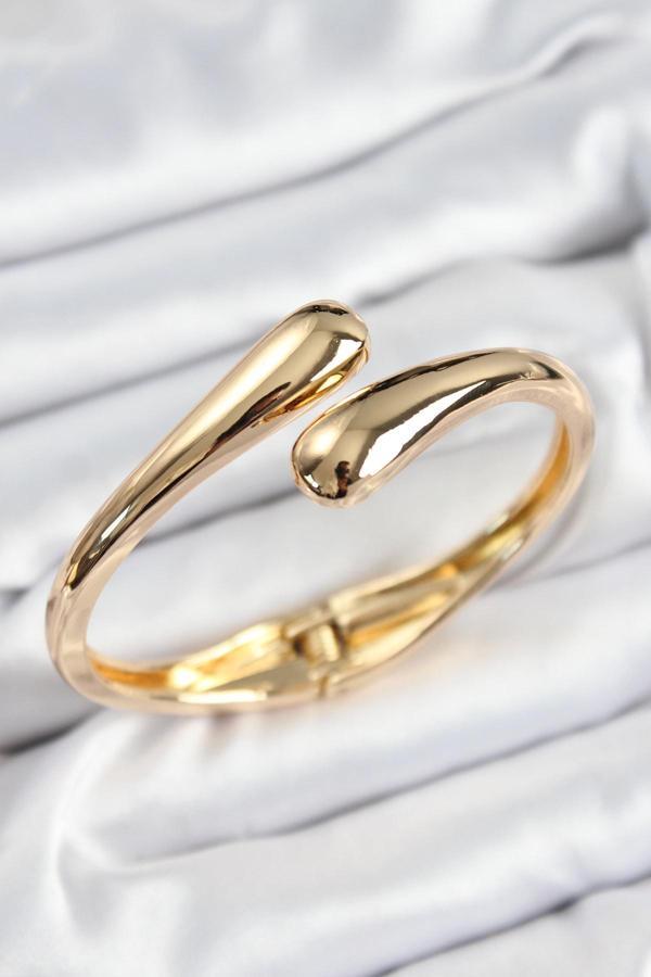 Pirinç Sarmal Model Gold Renk Kadın Kelepçe - Image 1