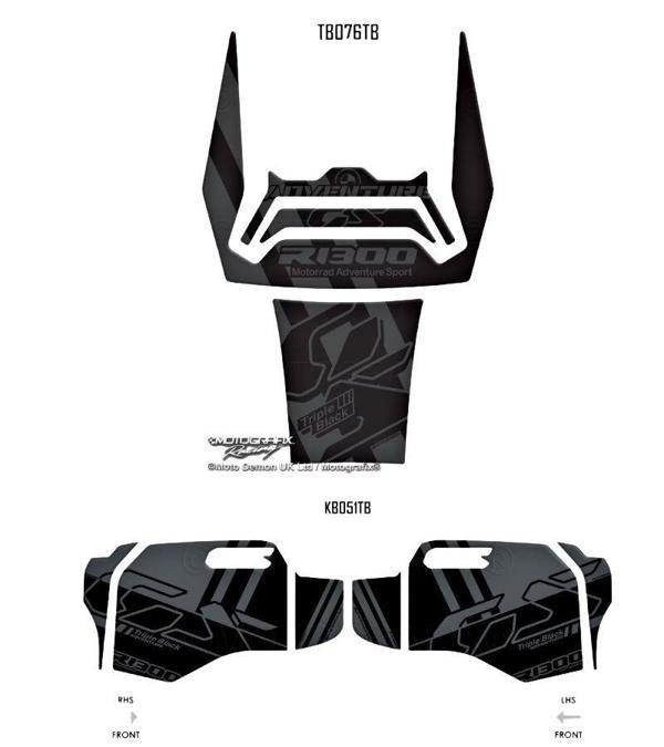 MotoGrafix Tank - Knee Pad BMW R1300GS Adventure Trophy 2024-2025 - Image 1