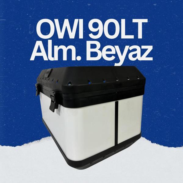 Owi Alüminyum Kurye Sepeti - Beyaz 90 lt.  - Image 1
