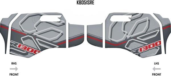 MotoGrafix Tank - Knee Pad BMW R1300GS Adventure Trophy 2024-2025 - Image 1