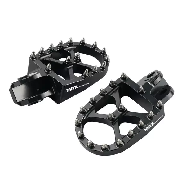 Alüminyum Foot Pegs - Siyah (Beta Xtrainer 15-25 Beta RR 13-19 Ktm 98-16 Husqvarna 14-16 uyumlu) - Image 1