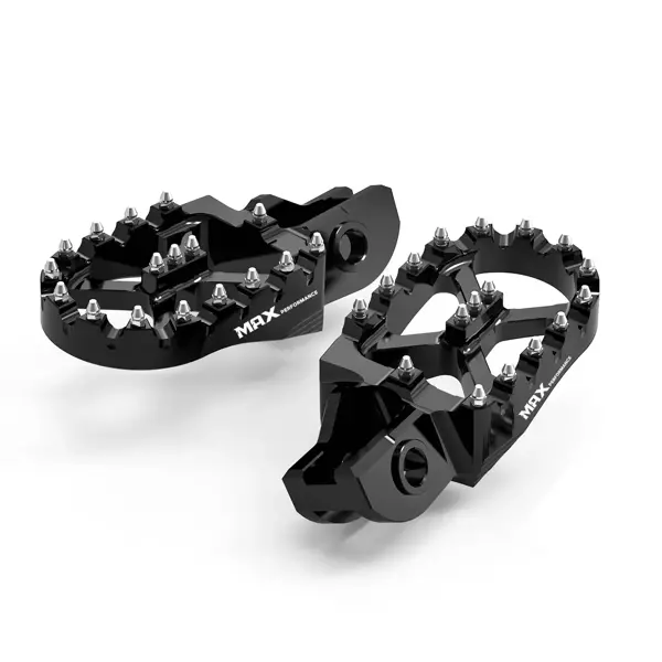 Max Performance  Alüminyum Foot Pegs - Siyah (Ktm 17-23 Husqvarna 17-23 Gasgas 21-23 uyumlu) - Image 1