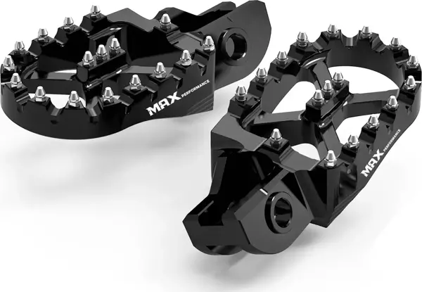 Max Performance  Alüminyum Foot Pegs - Siyah (Ktm 17-23 Husqvarna 17-23 Gasgas 21-23 uyumlu) - Image 1