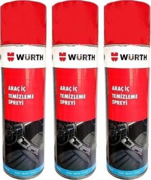 Würth Araç İçi Temizleme Spreyi 500 ml x 3 - Image 1