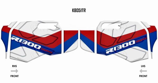MotoGrafix Tank - Knee Pad BMW R1300GS Adventure Trophy 2024-2025 - Image 1