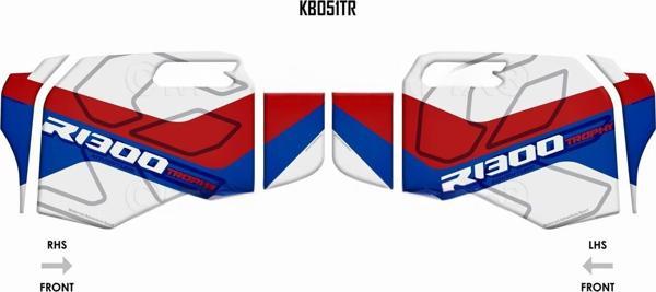 MotoGrafix Tank - Knee Pad BMW R1300GS Adventure Trophy 2024-2025 - Image 1