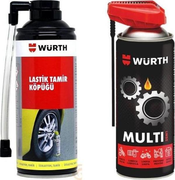 Würth 2'li Bakım Seti (Lastik Tamir Kiti - Multi Kobra 5in1) - Image 1