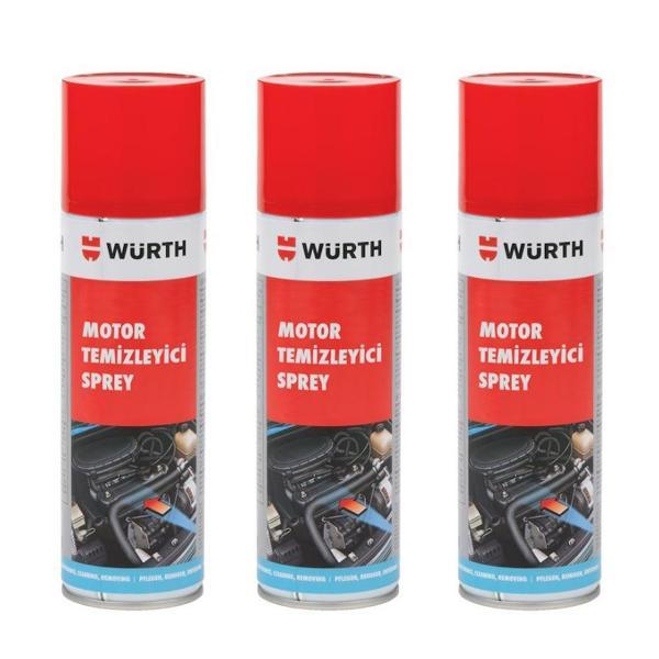 Würth Hızlı Motor Temizleme Spreyi 500 ml x3 - Image 1
