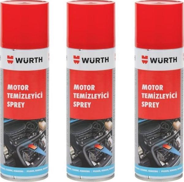 Würth Hızlı Motor Temizleme Spreyi 500 ml x3 - Image 1