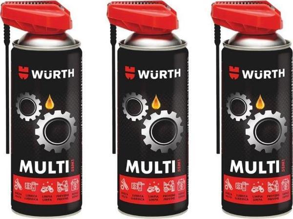 Würth Multi 5in1 Çok Amaçlı Bakım Yağı-Pas Sökücü 400 ml x3 - Image 1
