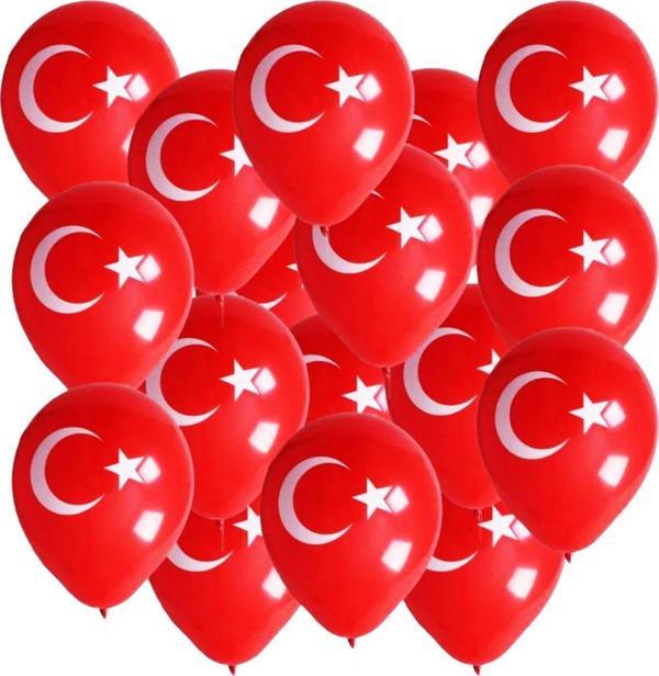 Büro Ev Ofis Etkinik Balonları için 100ADET 30CM Ay yıldız Balon Seti - Image 1