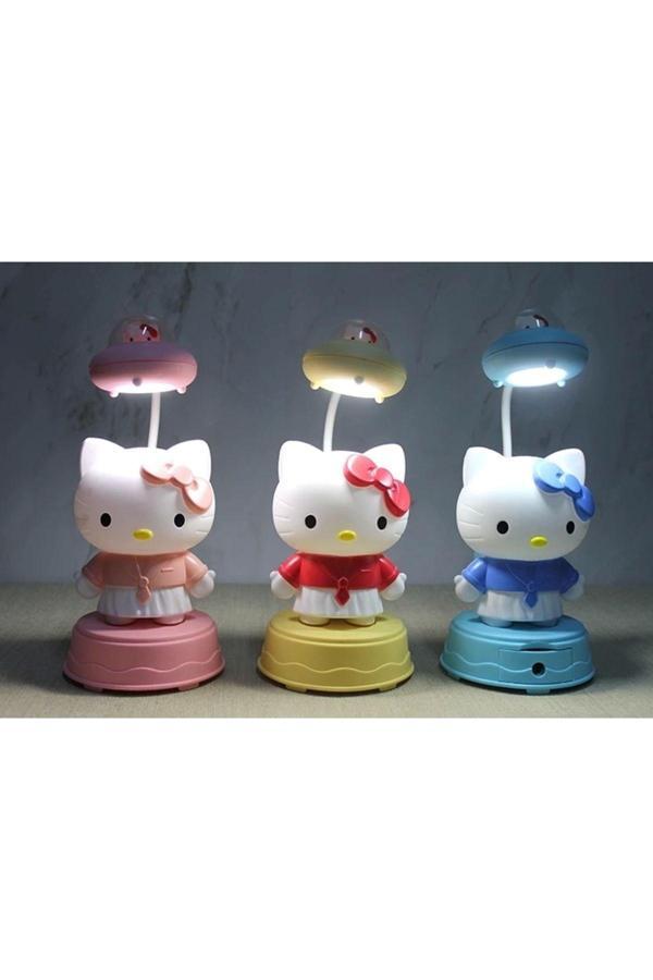 Büro Ev Ofis Çocuk Çalışma Masası için Hello Kitty Masa Lambası - Image 1