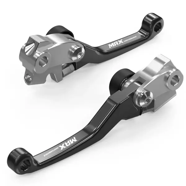 Max Performance Katlanır Debriyaj ve Fren Kolu Manet Seti - Siyah(Husqvarna Gasgas Braktec uyumlu) - Image 1