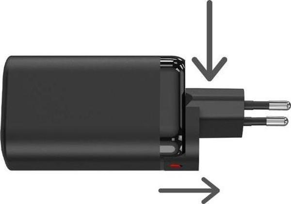 İxtech 65W Hızlı Şarj Aleti Siyah - Ix-Hc2 - Image 1