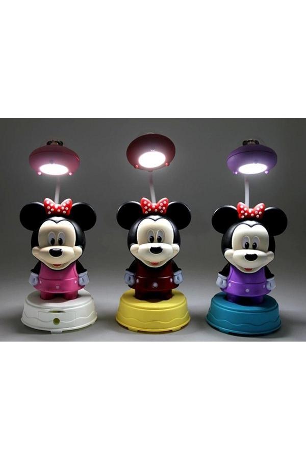 Büro Ev Ofis Çocuk Çalışma Masası için Şarjlı Mickey Mouse Masa Lambası - Image 1