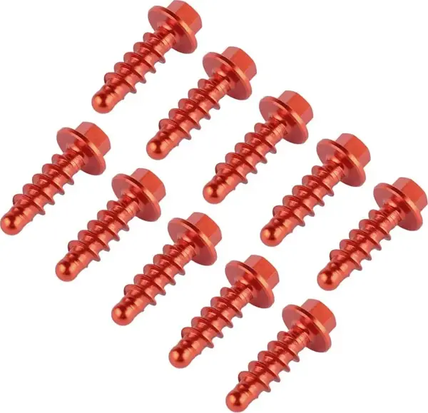 Civata Klavuz Vida Seti - 10 parça - Kırmızı (Ktm 04-25 Husqvarna 14-25 Gasgas 21-25 uyumlu) - Image 1