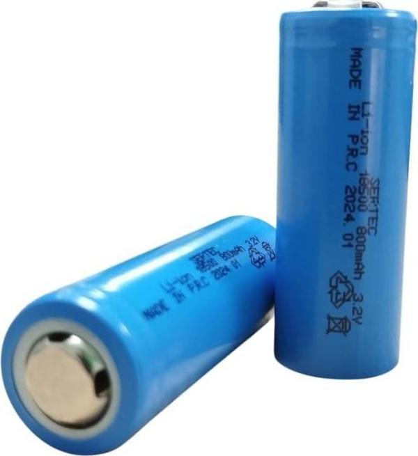 Büro Ev Ofis Hobi Atölyesi için 18500 800MAH 3.2V IFR Şarj Edilir Life Pil - Image 1