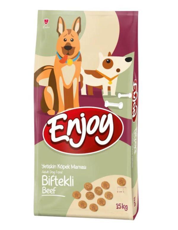 Enjoy Biftekli Yetişkin Köpek Maması 15 Kg - Image 1