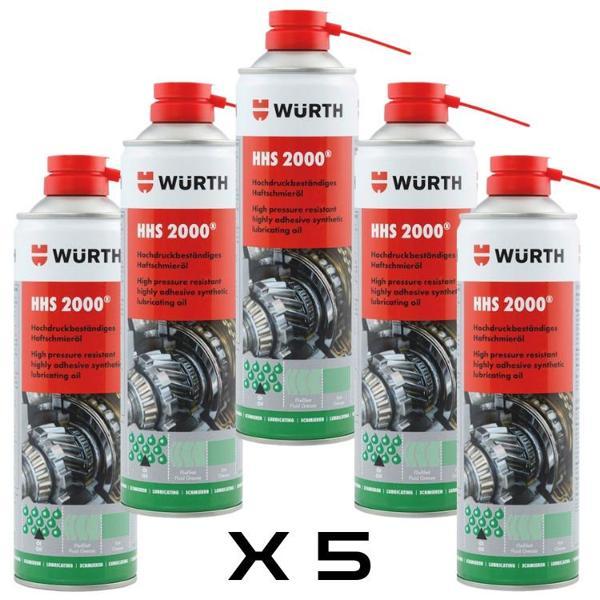 Würth Tutunma Özellikli Yağlama Spreyi - HHS 2000 500 ml x5 - Image 1