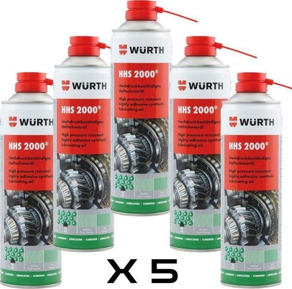 Würth Tutunma Özellikli Yağlama Spreyi - HHS 2000 500 ml x5 - Image 1