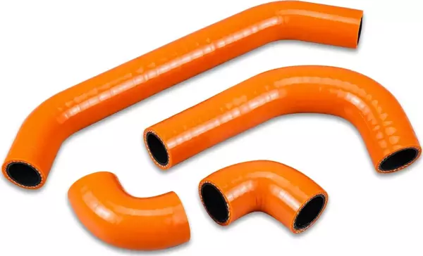 Max Performance Silikon Radyatör Hortumu Kiti - Turuncu (Ktm Husqvarna Gasgas 24-25 TBI uyumlu)  - Image 1