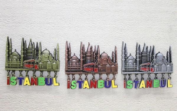 Büro Ev Ofis Hediyesi için İstanbul Hatırası Sarkaçli Tip Magnet - Image 1