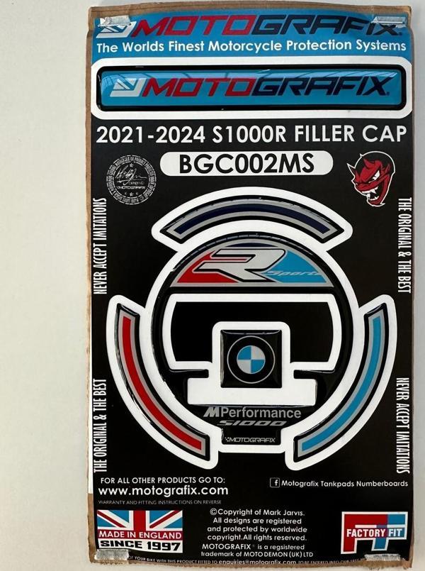 Motografix Filler Cap (Depo Kapağı) Sticker (BMW S - M 1000 R/RR 21-25) - Image 1