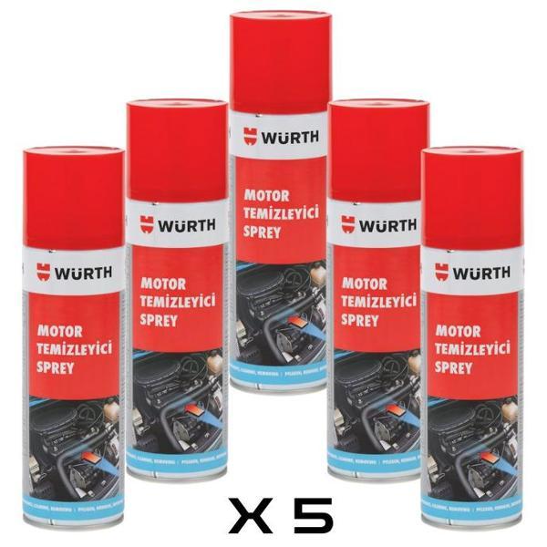Würth Hızlı Motor Temizleme Spreyi 500 ml x5  - Image 1