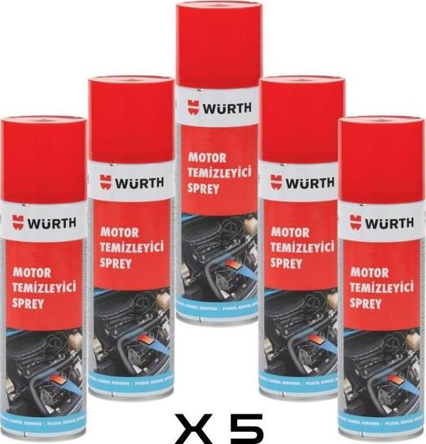 Würth Hızlı Motor Temizleme Spreyi 500 ml x5  - Image 1