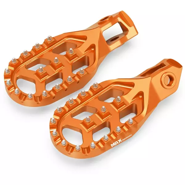 Alüminyum  Alüminyum Foot Pegs-Genişletilmiş Ayaklık-Turuncu (Ktm Husqvarna Gasgas 24-25 TBI uyumlu) - Image 1