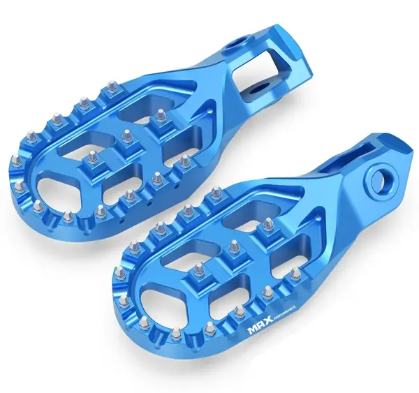 Max Performance Alüminyum FootPegs-Genişletilmiş Ayaklık-Mavi(Ktm Husqvarna Gasgas 24-25 TBI uyumlu) - Image 1