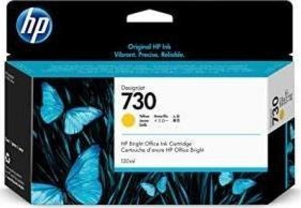 HP 730 Yellow Sarı 130 Ml Plotter Kartuşu P2V64A - Image 1