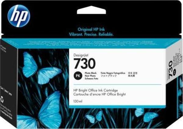 HP 730 Photo Black Foto Siyah 130 Ml Plotter Kartuşu P2V67A - Image 1