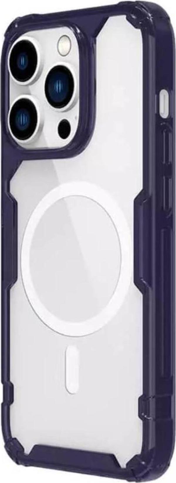 Nillkin TPU Pro Manyetik iPhone 14 Pro İçin Kılıf - Koyu Mor - Image 1