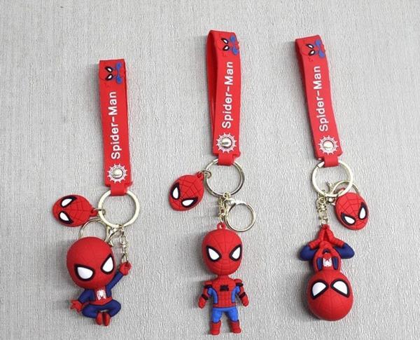 Büro Ev Ofis Hediyesi için Spiderman Silikon Anahtarlık - Image 1