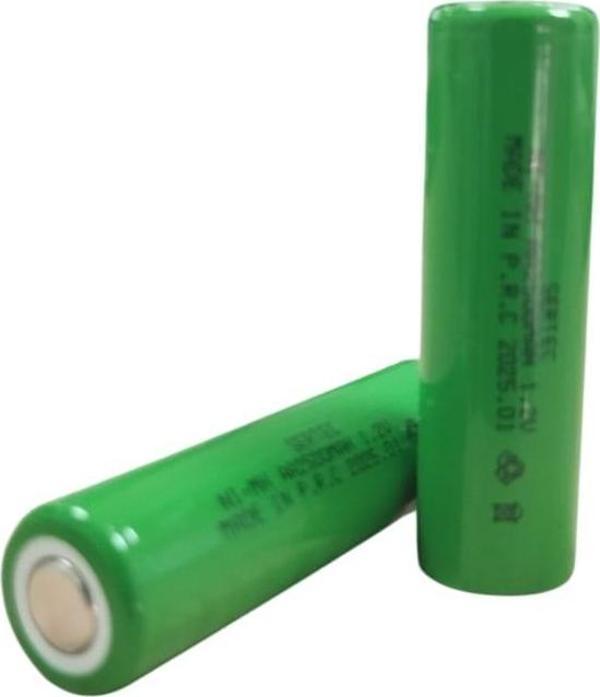 Büro Ev Ofis Hobi Atölyesi için 2500MAH 1.2V AA - NI-MH Başsız Flat Head Şarjlı Pil - Image 1