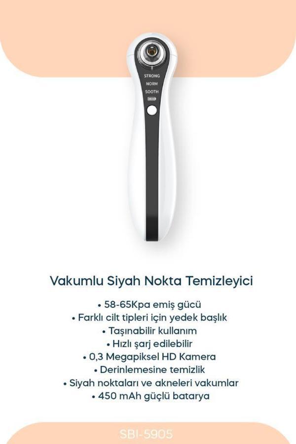 Sinbo 3’ü 1 Arada Yüz Bakım Seti Gözenek Temizleme + Peeling + Masaj - Image 1