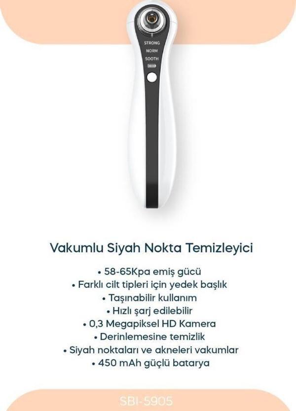 Sinbo 3’ü 1 Arada Yüz Bakım Seti Gözenek Temizleme + Peeling + Masaj - Image 1