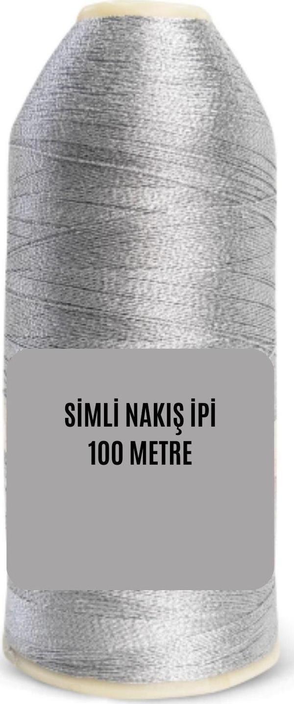 Nakış Simi 100 Metre Gümüş - Image 1