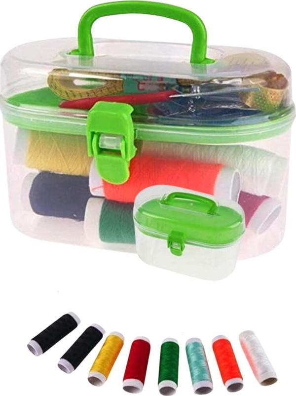 İplik Set Oval Plastik Dikiş Seti - Image 1