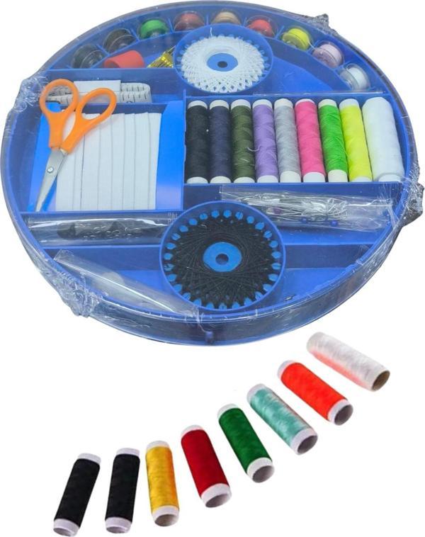 İplik Set Yuvarlak Plastik Dikiş Seti - Image 1