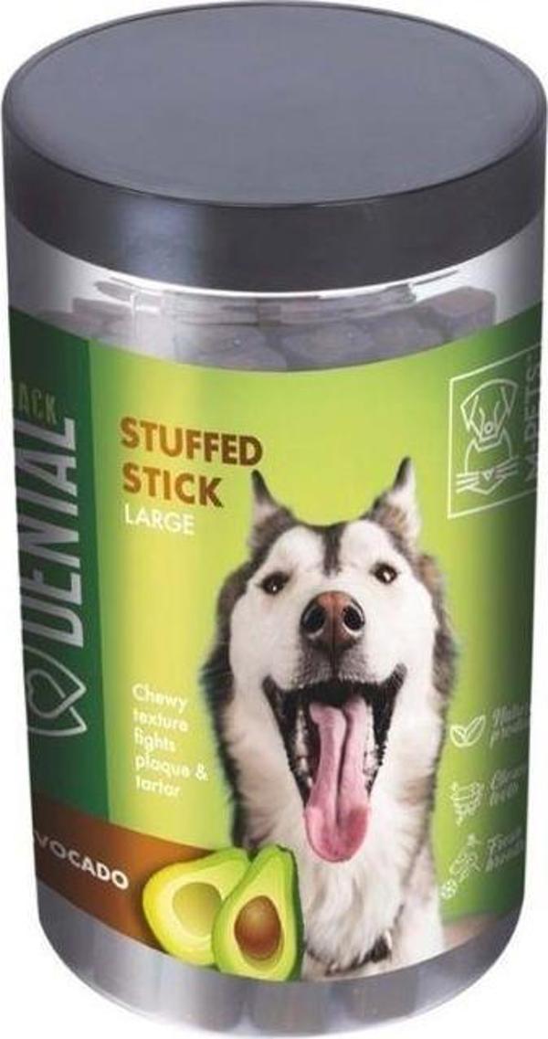 M-Pets Stuffed Stick Avokado Özlü Diş Sağlığı Destekleyici Büyük Irklar İçin Köpek Ödülü 510 Gr - Image 1