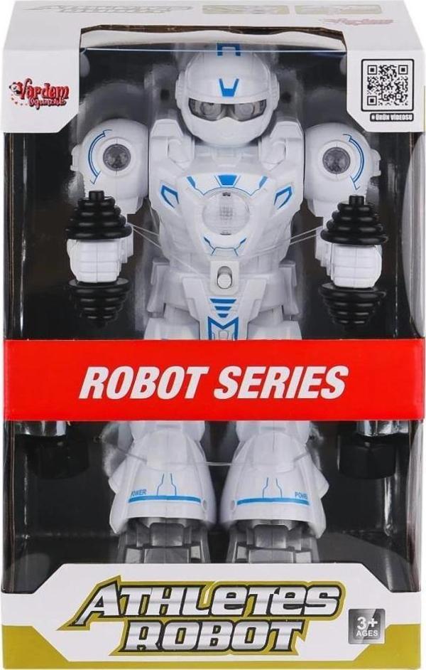 Nessiworld DF-6026 Işıklı ve Müzikli Hareketli Atletik Sporcu Robot -Vardem Oyuncak - Image 1