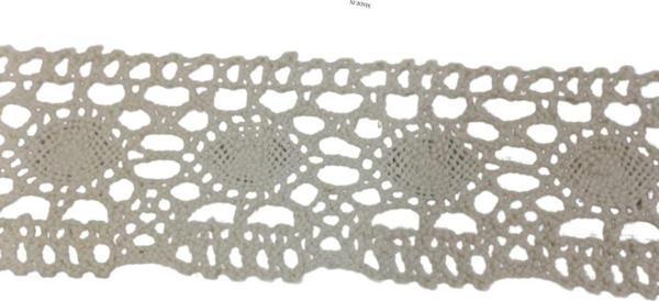 Kopanaki Dantel en 5 cm Badem Model Krem 1 Metre - Image 1