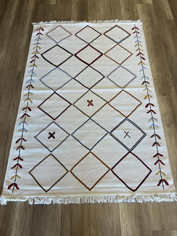 Hoom Rugs Samos SMS 21 Multy Yıkanabilir Çift Taraflı Pamuk Kilim - Image 1