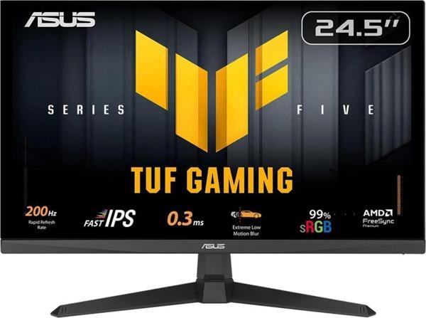 ASUS TUF Gaming VG259Q5A 24.5 inç 200Hz 0.3ms Full HD Adaptive Sync Fast IPS Gaming Monitör - Image 1
