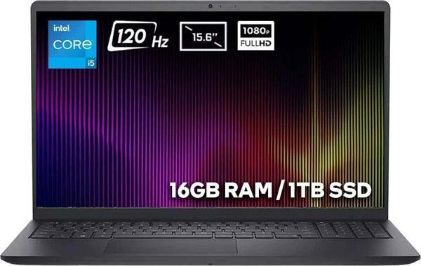 Dell Inspiron 15 3520 Intel Core i5-1235U 16GB 1TB SSD 15.6 inç Full HD 120Hz IPS Ubuntu Laptop (I35201003Uv2) - Image 1