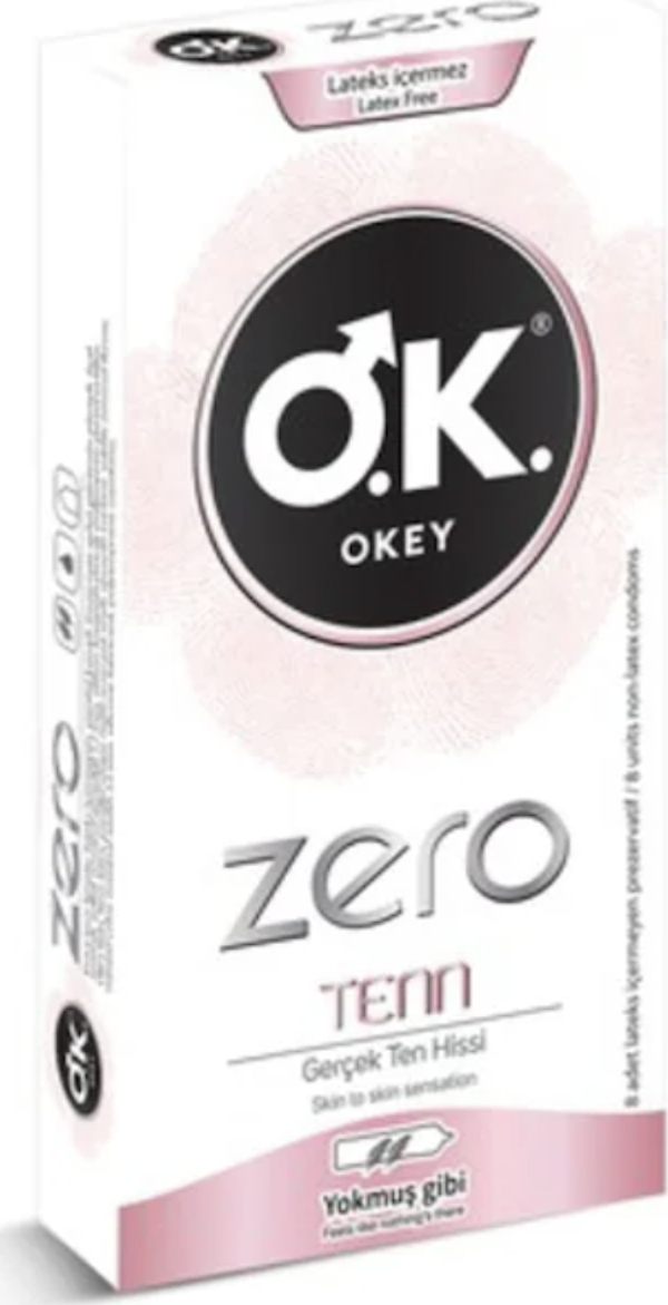 Okey Zero Tenn Prezervatif 8'li - Image 1