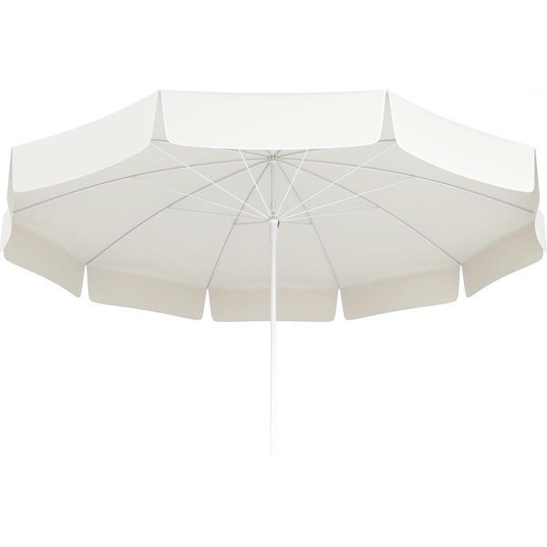 200 cm Lüks Polyester Plaj Şemsiye - Krem - Image 1