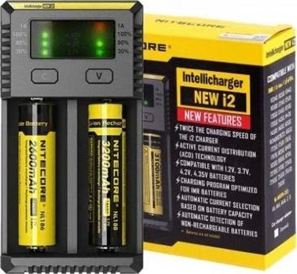 New İ2 İntelli Charger Li-ion / NI-CD / NI-MH Pil Şarj Cihazı - Image 1